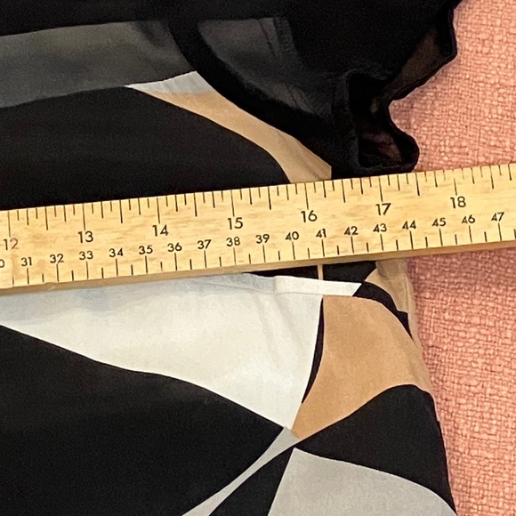 Donna Karan small wm’s Geometric Print Midi Dress - Picture 4 of 10